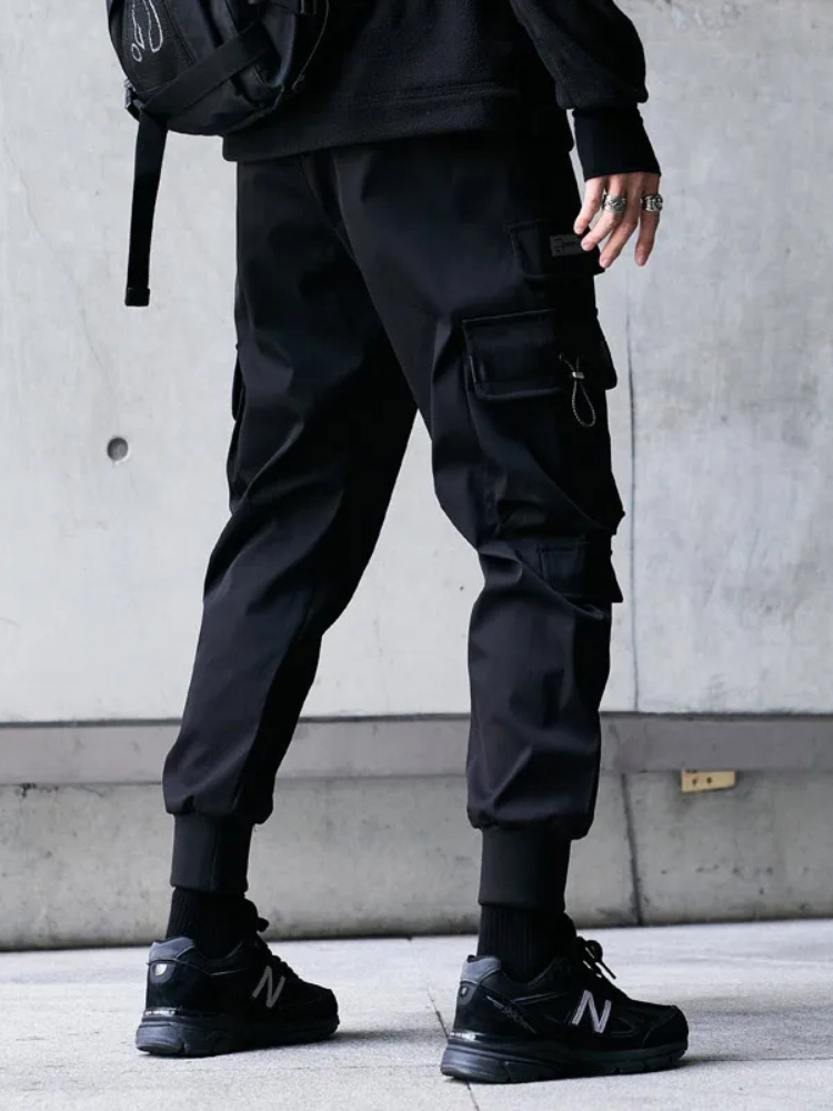 Pantalon cargo élastique homme