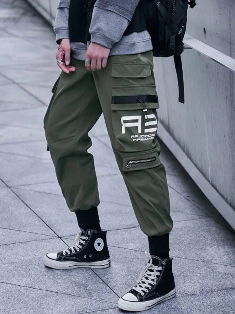 Pantalon cargo élastique homme