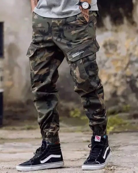 Pantalon cargo militaire homme
