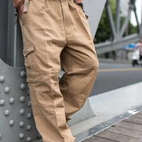 Pantalon cargo large pour homme