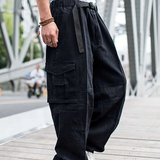 Pantalon cargo large pour homme