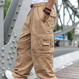 Pantalon cargo large pour homme