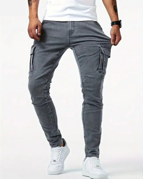 Jean cargo slim homme