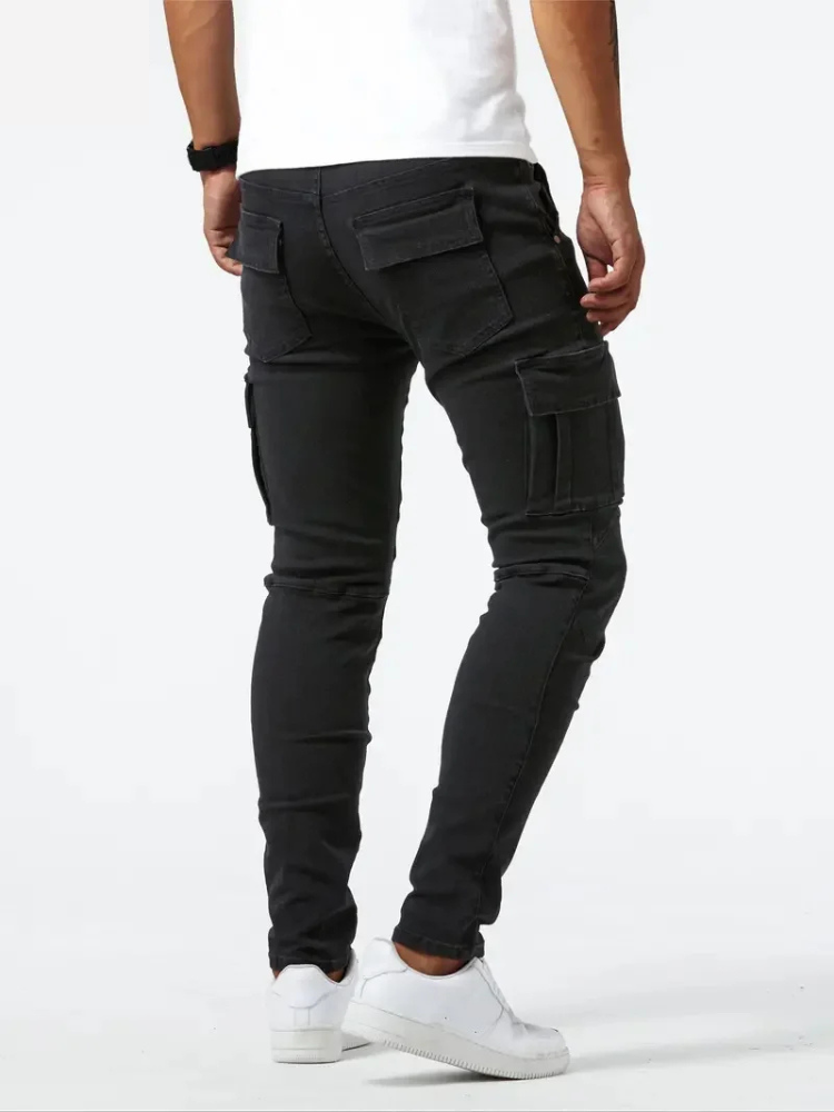 Jean cargo slim homme