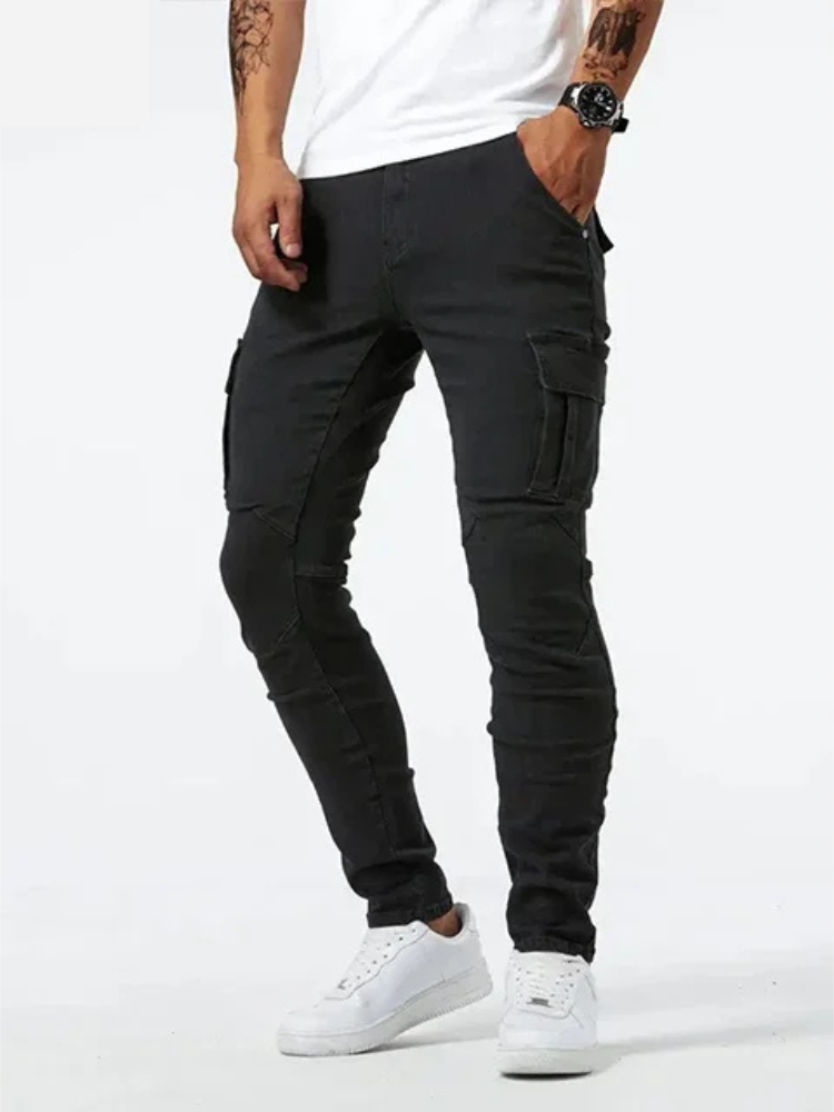 Jean cargo slim homme