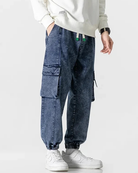 Jean cargo baggy pour homme