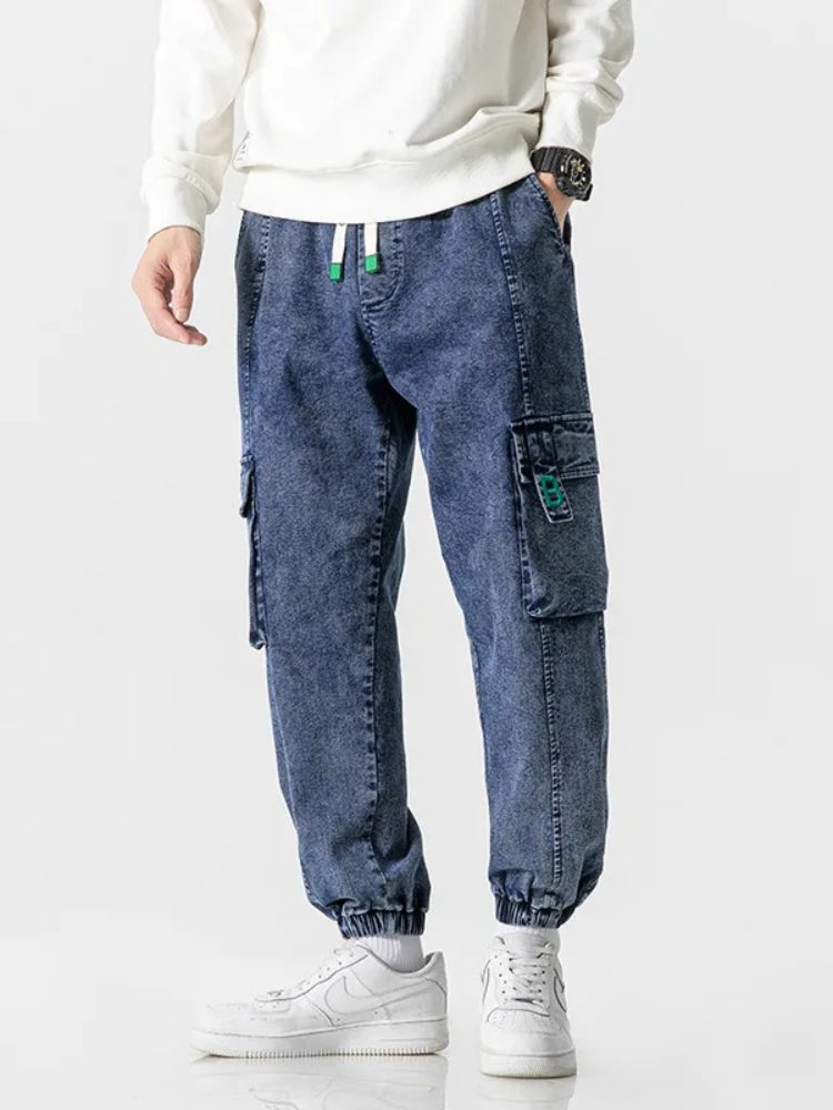 Jean cargo baggy pour homme