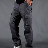 Pantalon cargo pour homme à coupe droite