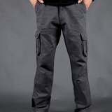 Pantalon cargo pour homme à coupe droite