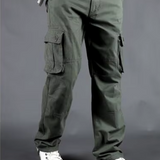 Pantalon cargo pour homme à coupe droite