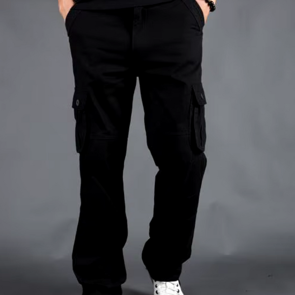 Pantalon cargo pour homme à coupe droite