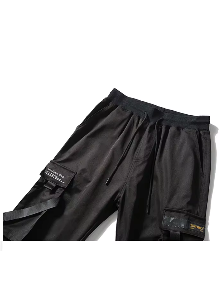 Pantalon cargo slim pour homme couleur noir