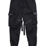 Pantalon cargo slim pour homme couleur noir