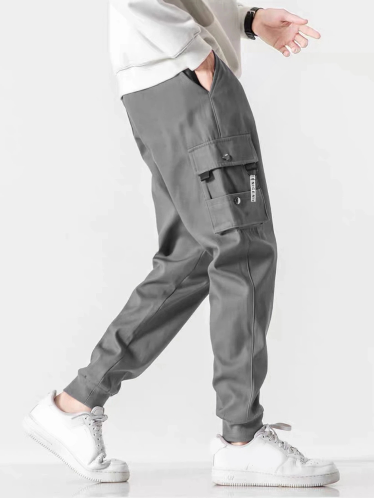 Cargo Pants Pantalon New Man Homme Cargo Trousers Cargo Homme Gris